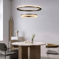 Minimalistic Crystal LED Chandelier