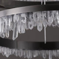 Minimalistic Crystal LED Chandelier