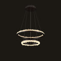 Minimalistic Crystal LED Chandelier