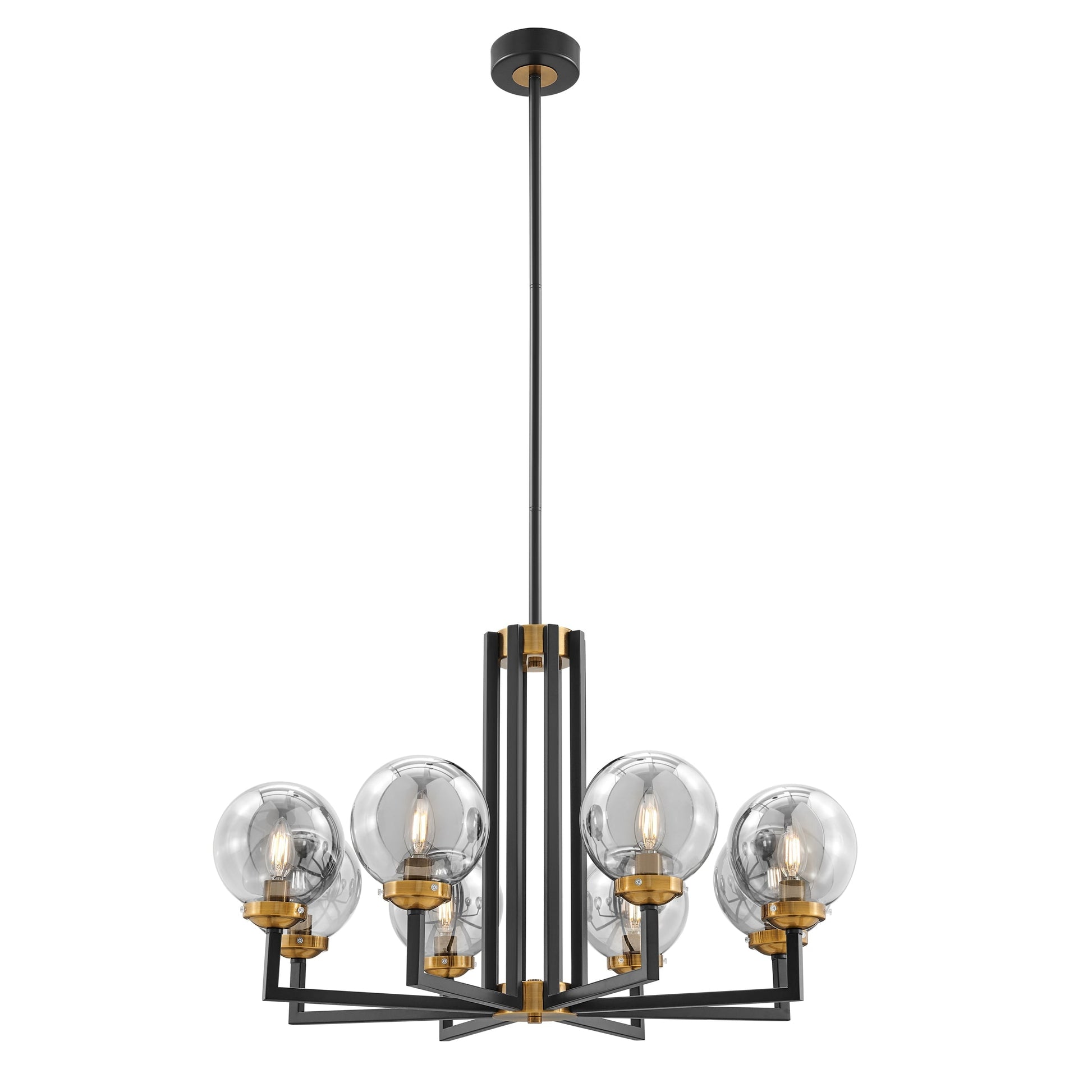 Monachopsis Small  Gold & Black Chandelier