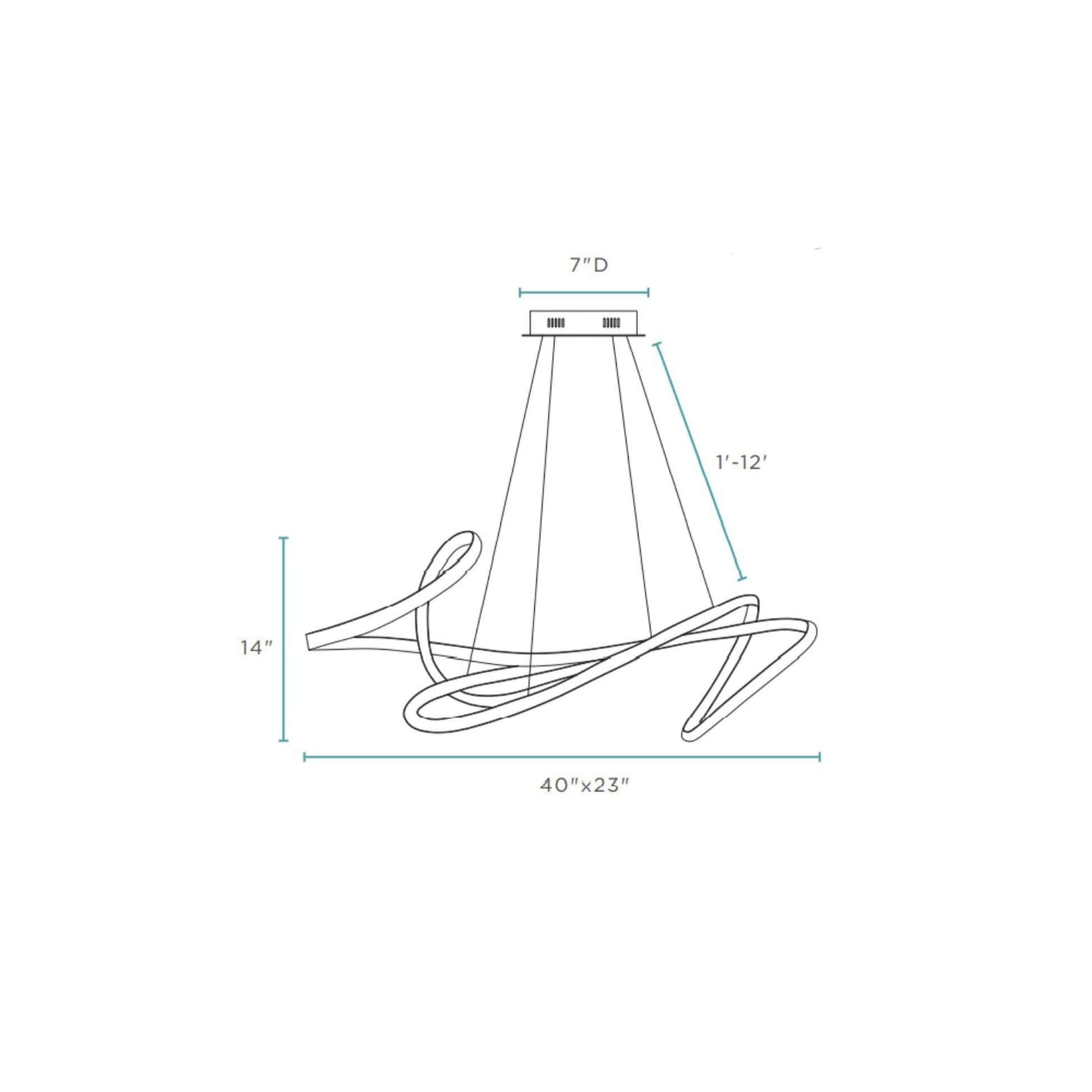 Moscow LED Chandelier // White