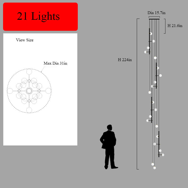 Modern Multi-Arm Opal Chandelier