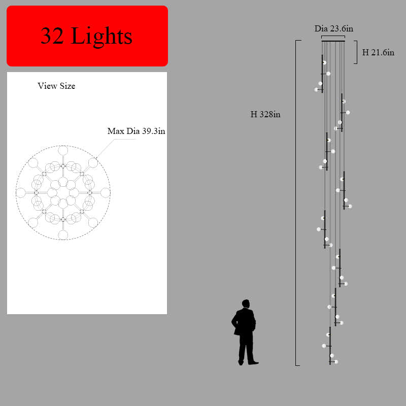 Modern Multi-Arm Opal Chandelier