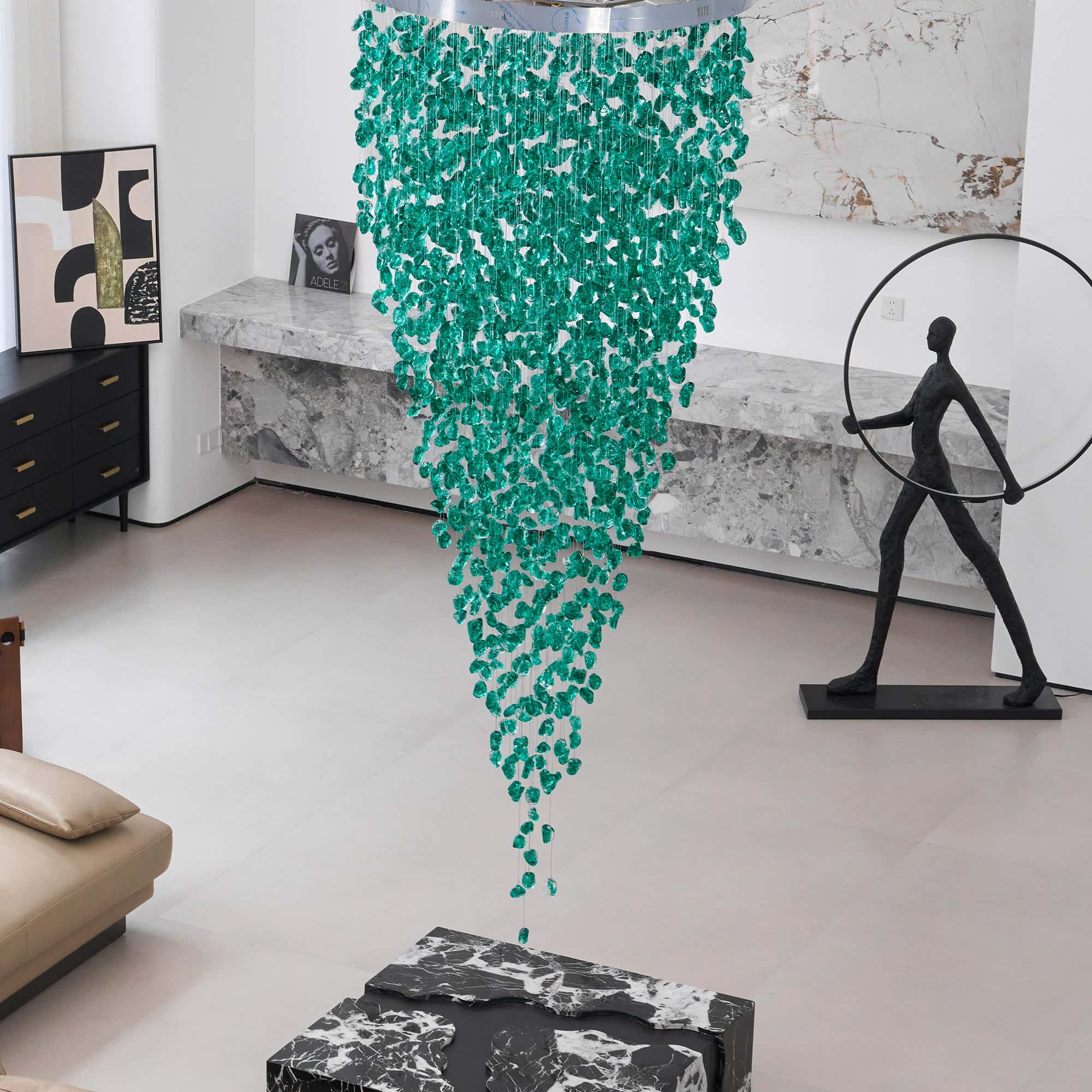 Crystal Stone Chandelier