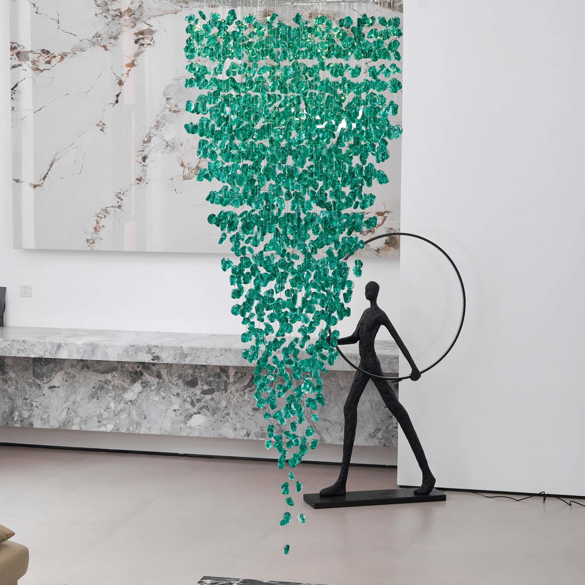 Crystal Stone Chandelier