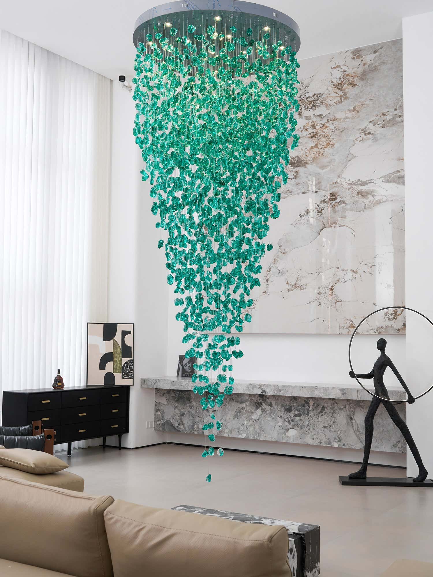 Crystal Stone Chandelier
