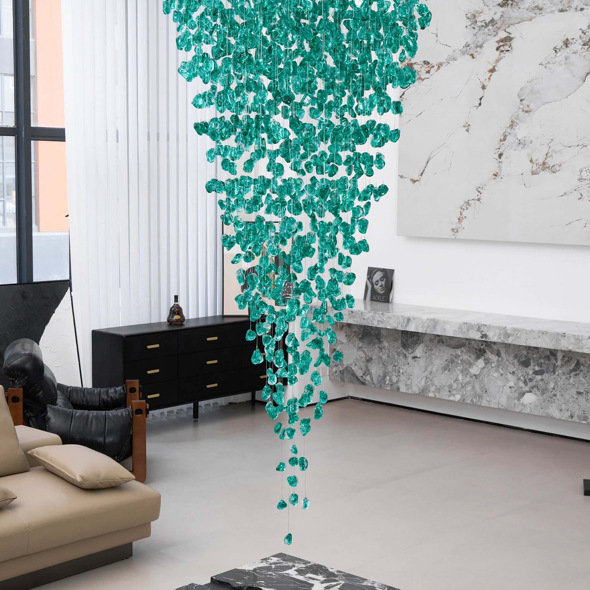 Crystal Stone Chandelier