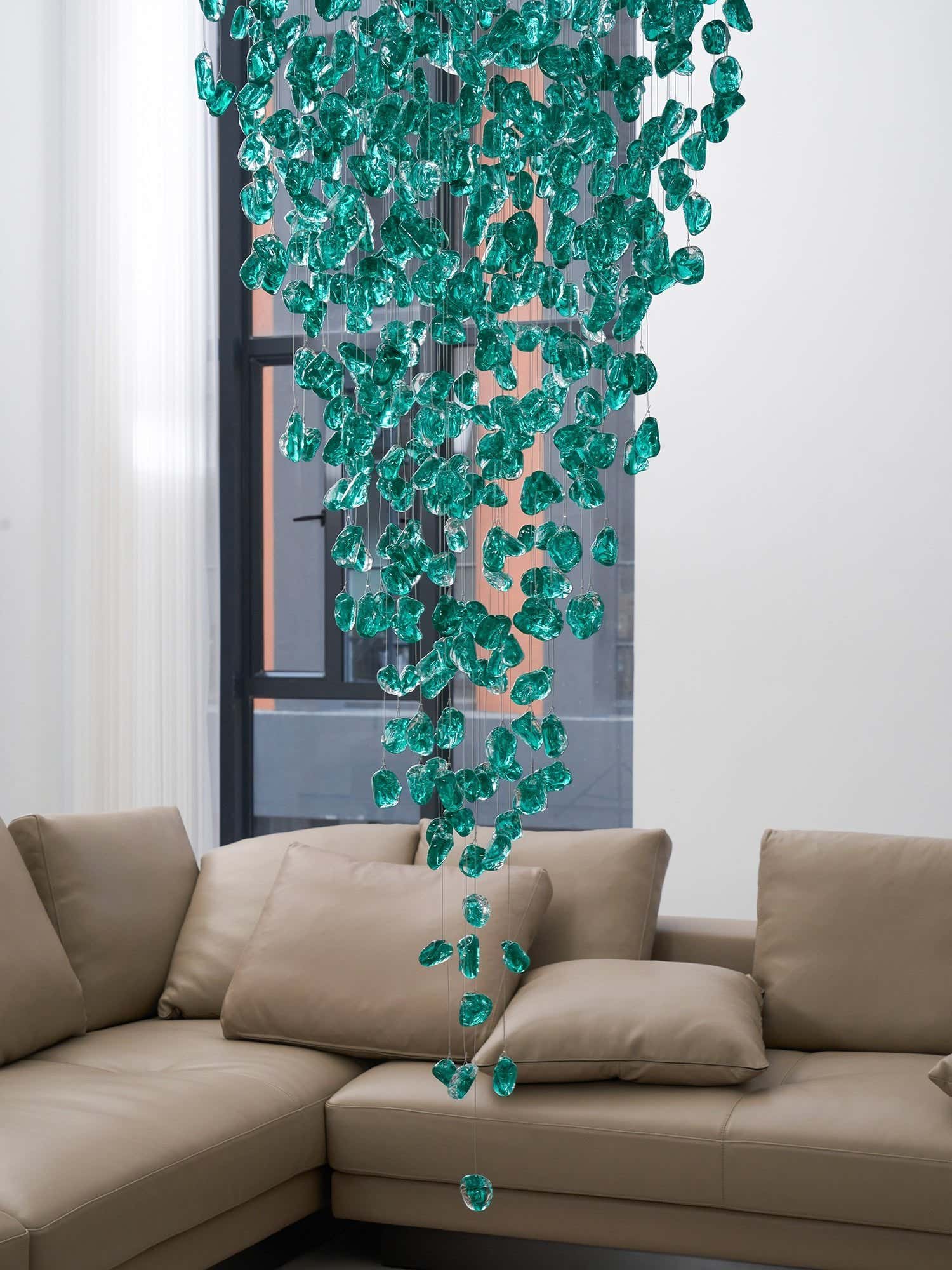 Crystal Stone Chandelier