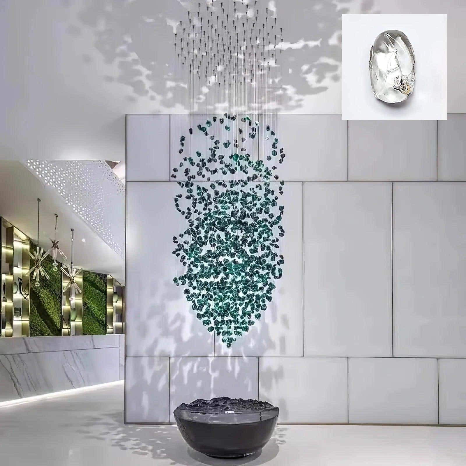 Crystal Stone Chandelier