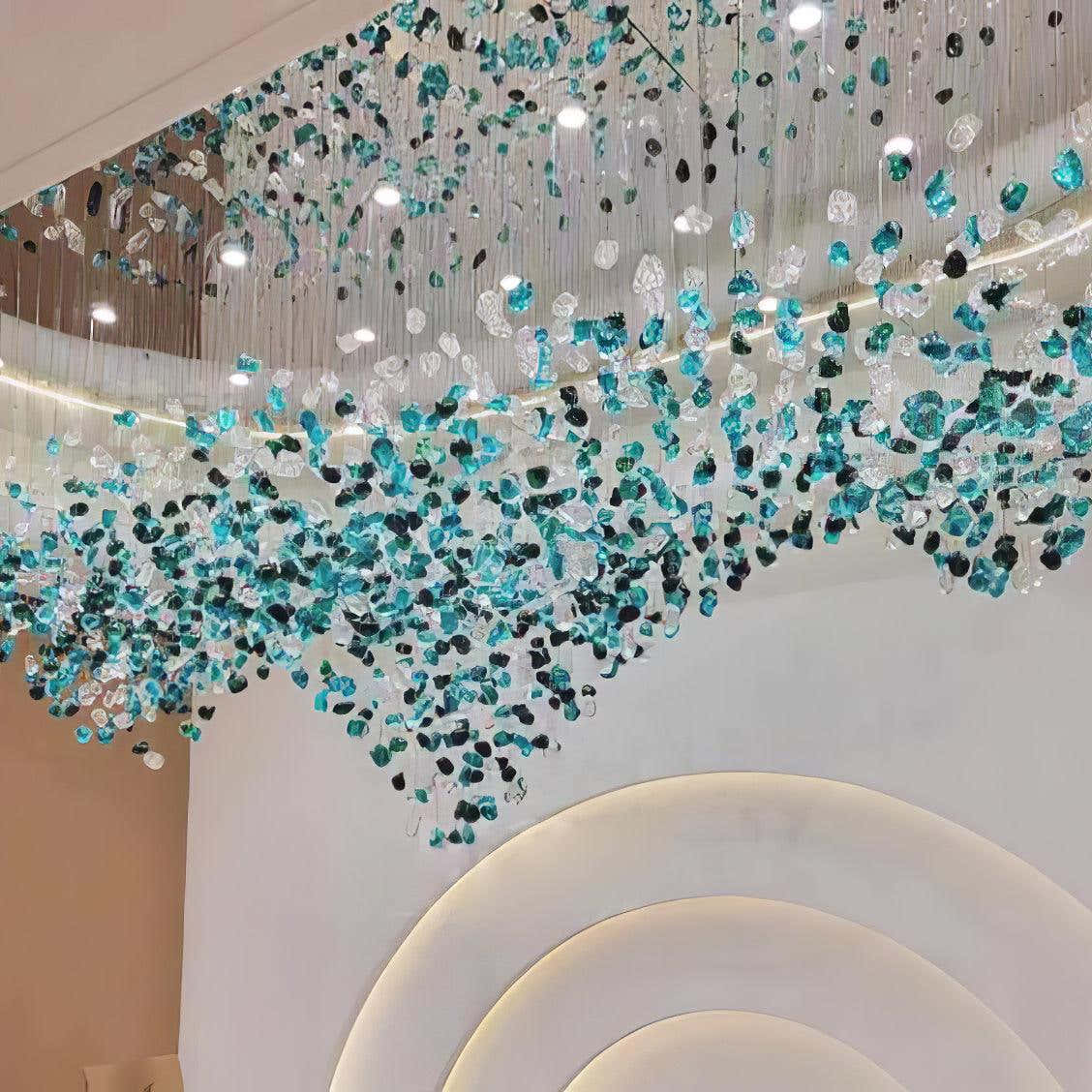 Crystal Stone Chandelier