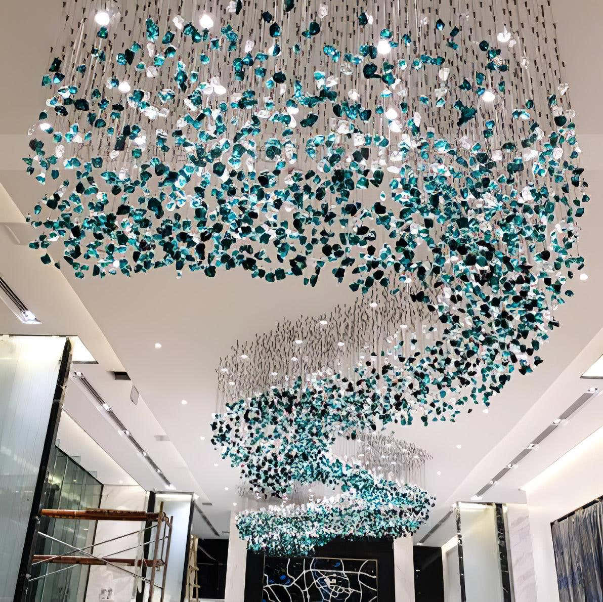 Crystal Stone Chandelier