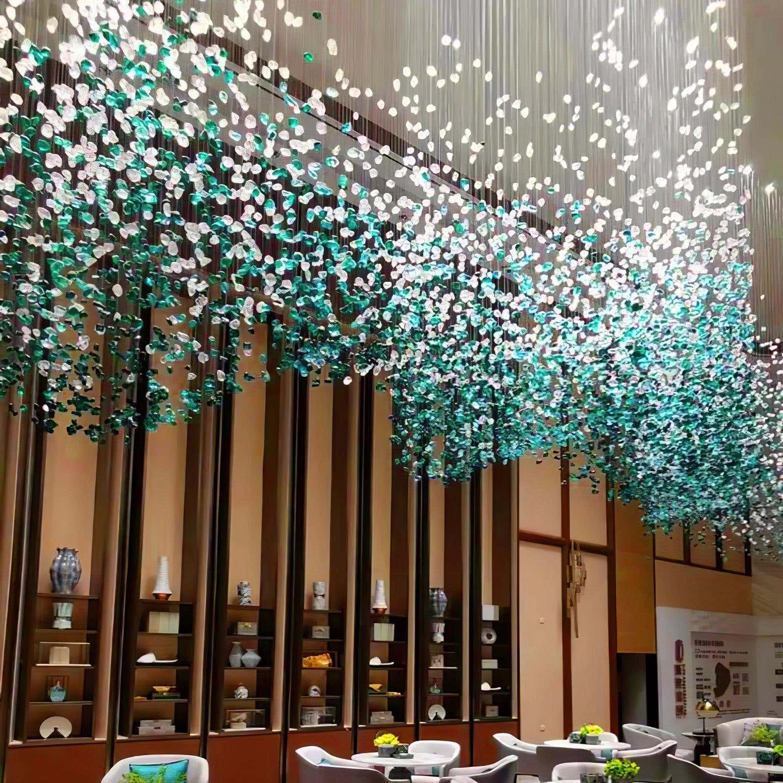 Crystal Stone Chandelier