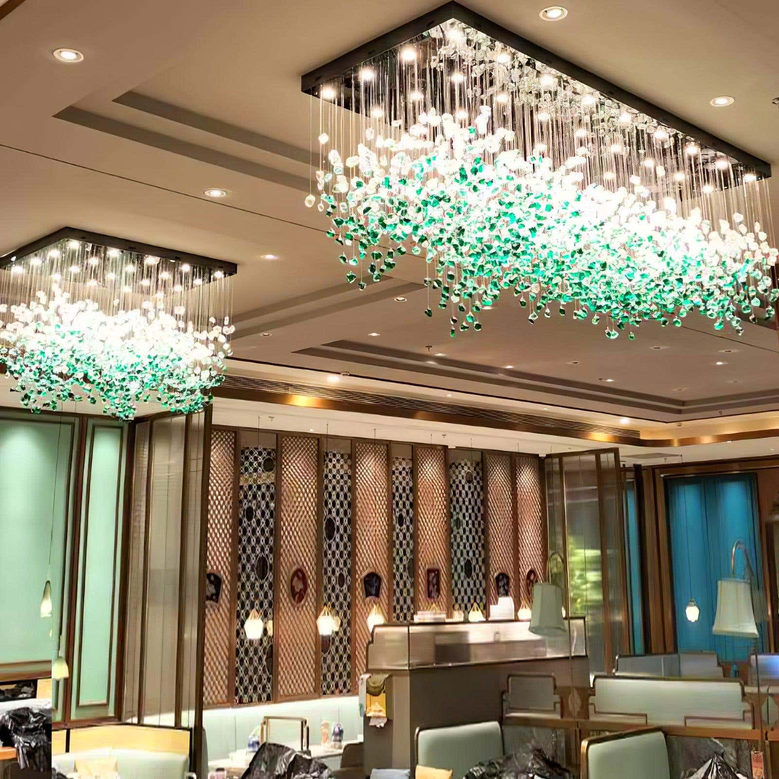 Crystal Stone Chandelier