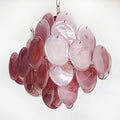 Murano Chandelier 36 Pink Disks