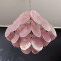 Murano Chandelier 36 Pink Disks