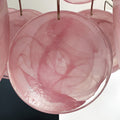 Murano Chandelier 36 Pink Disks