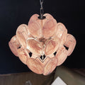 Murano Chandelier 36 Pink Disks