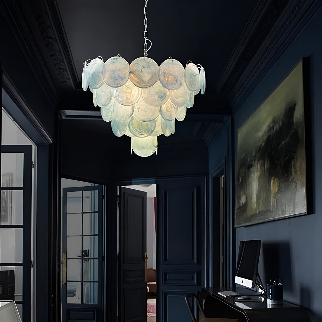 Murano Chandelier 57 Blue