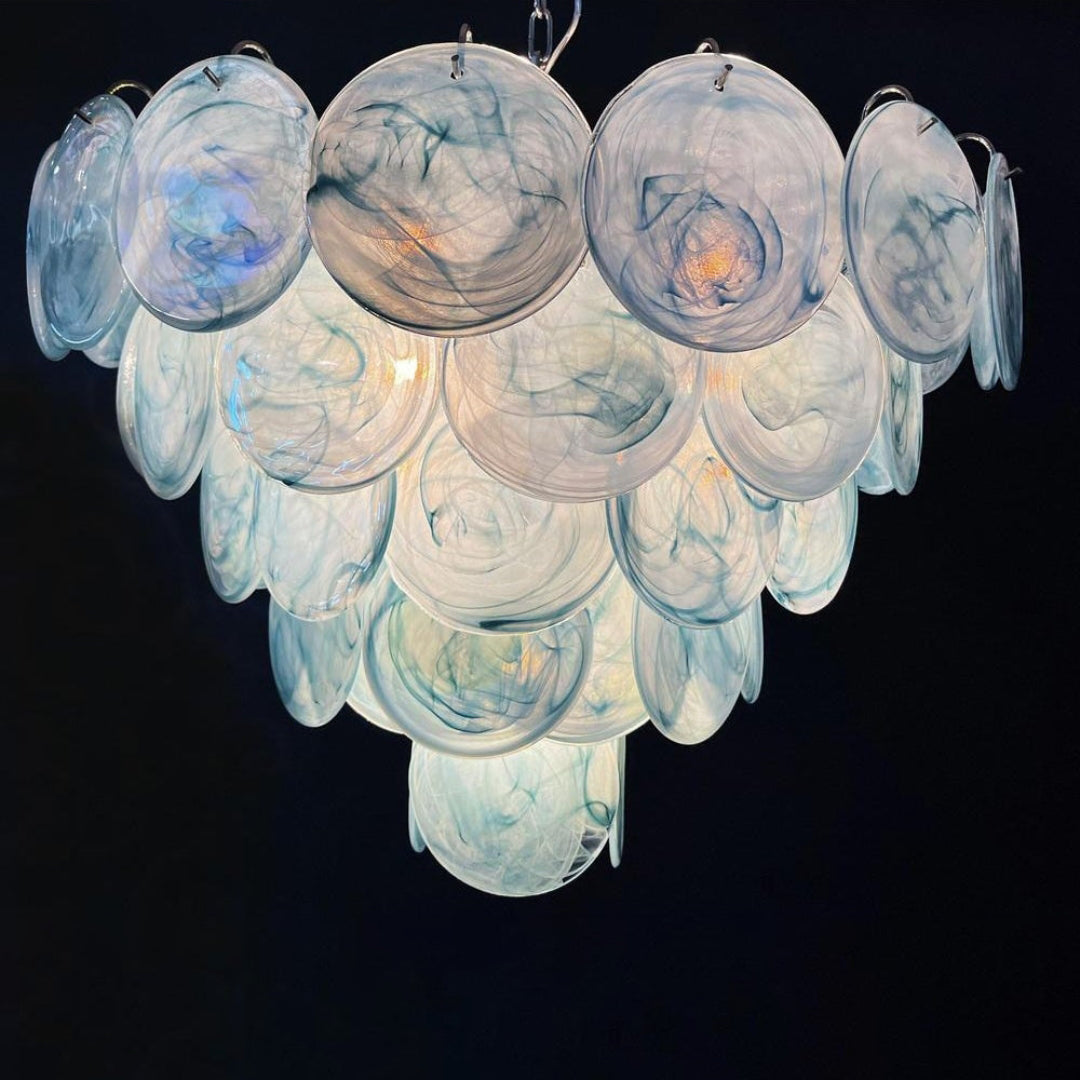 Murano Chandelier 57 Blue