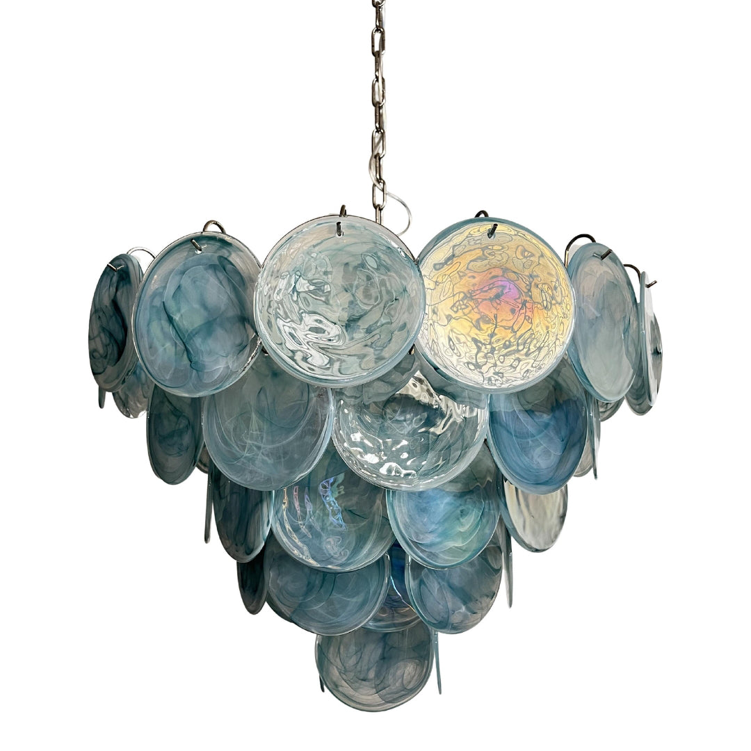 Murano Chandelier 57 Blue