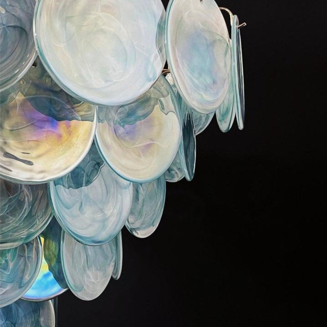 Murano Chandelier 57 Blue