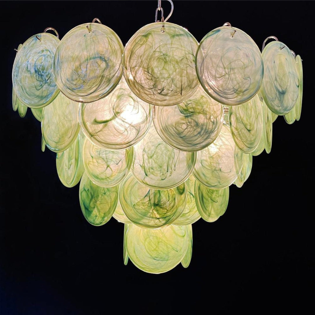 Murano Chandelier 57 Green