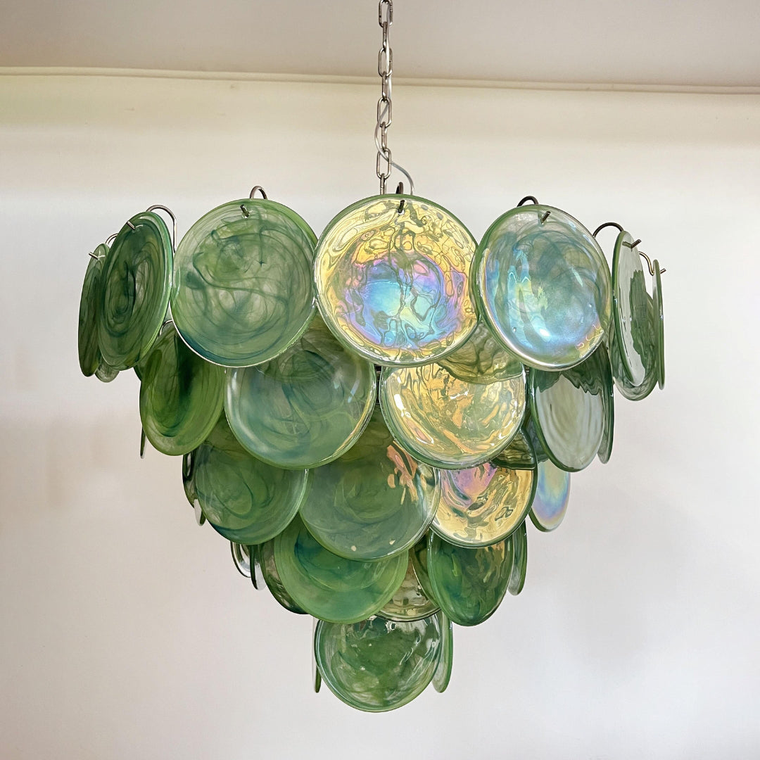 Murano Chandelier 57 Green