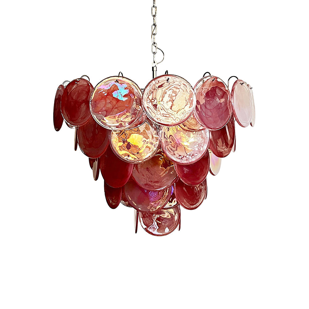 Murano Chandelier 57 Pink