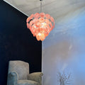 Murano Chandelier 57 Pink