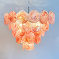 Murano Chandelier 57 Pink