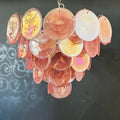 Murano Chandelier 57 Pink