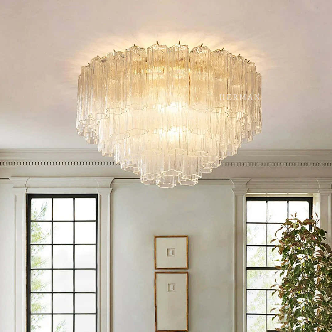 Addis Murano Glass Flushmount 22"/32"