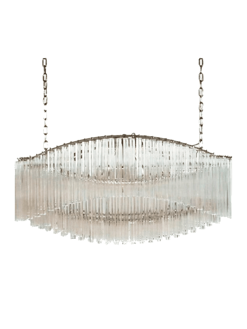Murano Chandelier – Pagoda – 292 prisms – Transparent