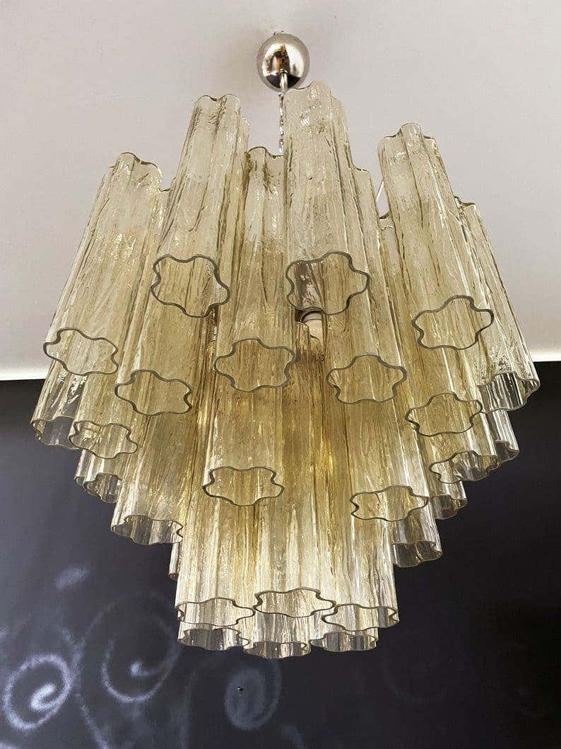 Murano Chandelier – 36 tubes – Yellow