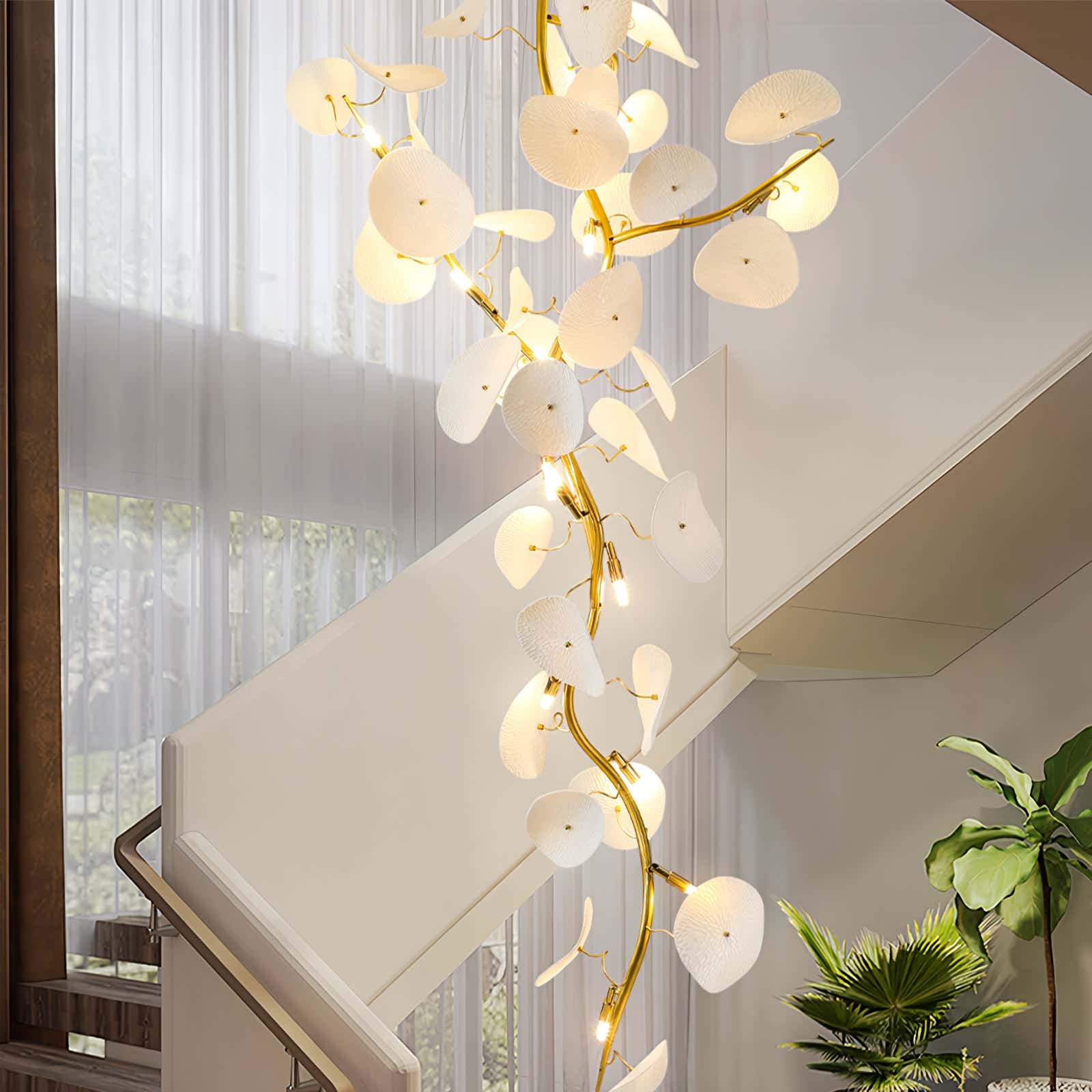 Nebula Petal Chandelier