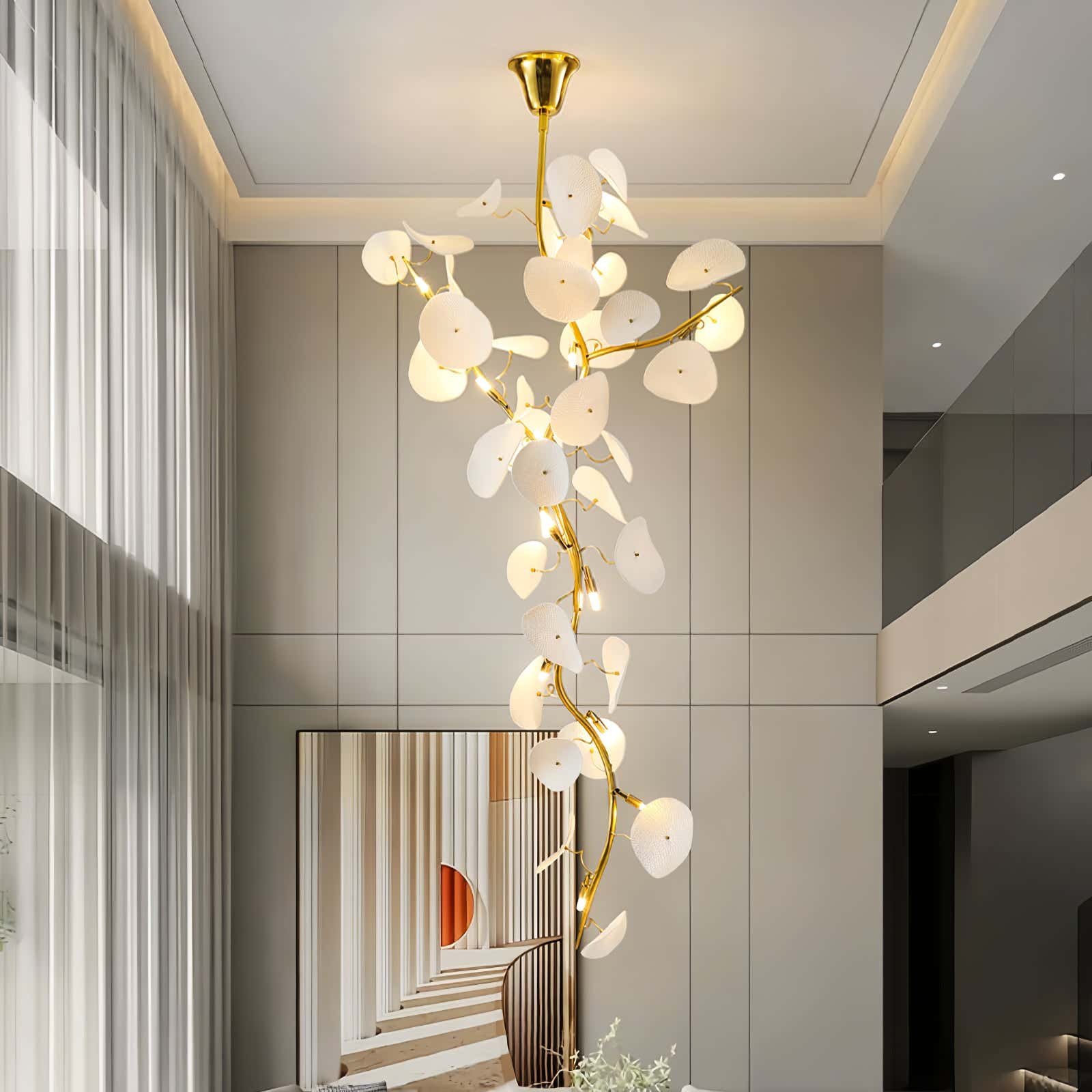 Nebula Petal Chandelier