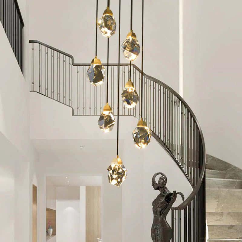 Eve Crystal Multi-Lights Pendant