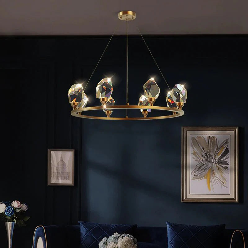 Eve Crystal Crown Chandelier