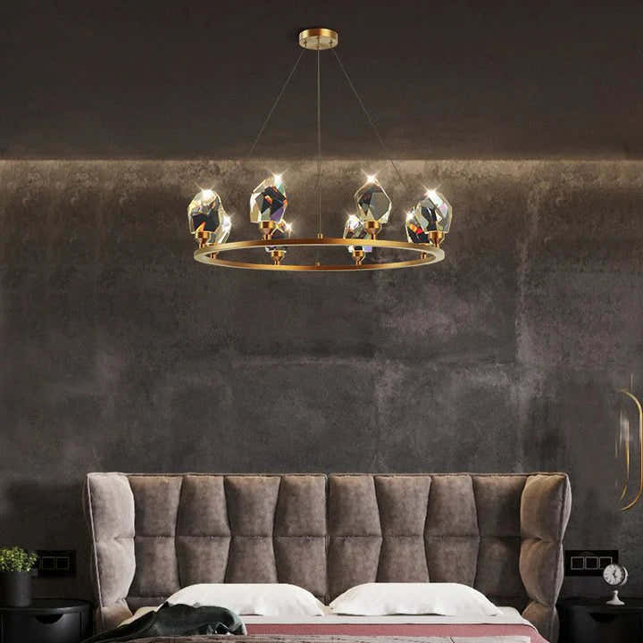 Eve Crystal Crown Chandelier