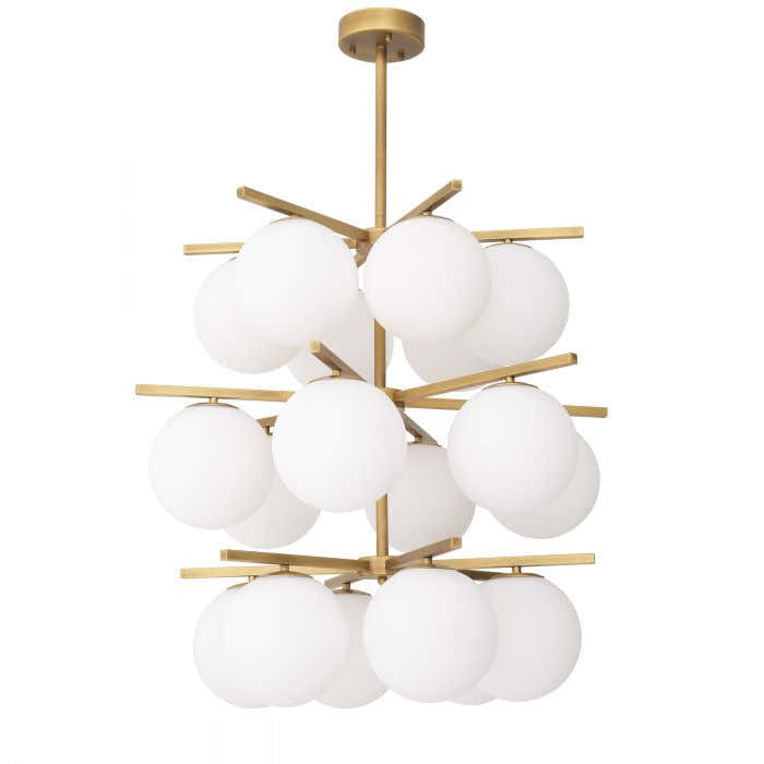 Noa Modern Brass Chandelier - [Brass]