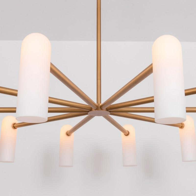 Odyssey Round Modern Brass Chandelier [S/M/L] - Schwung