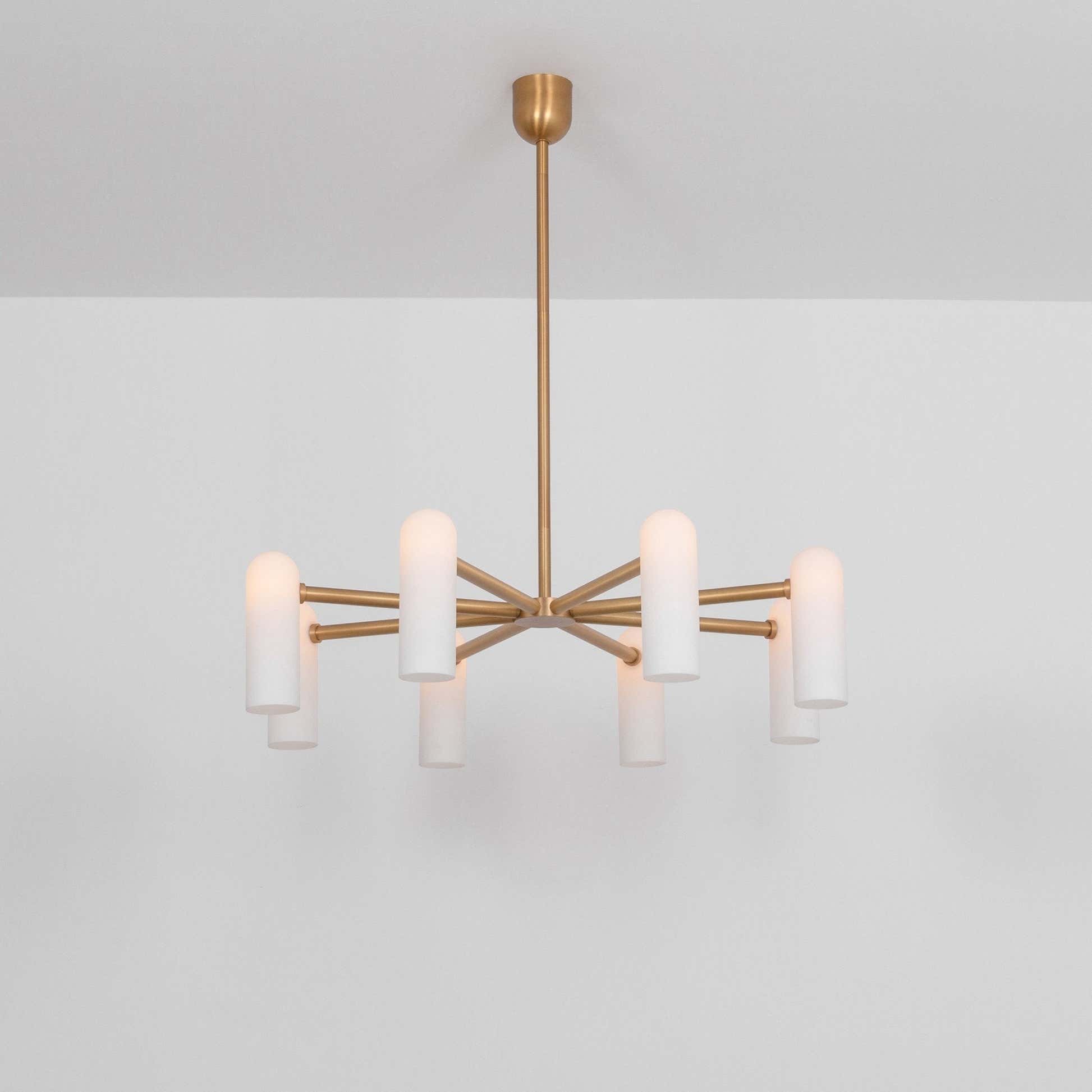 Odyssey Round Modern Brass Chandelier [S/M/L] - Schwung