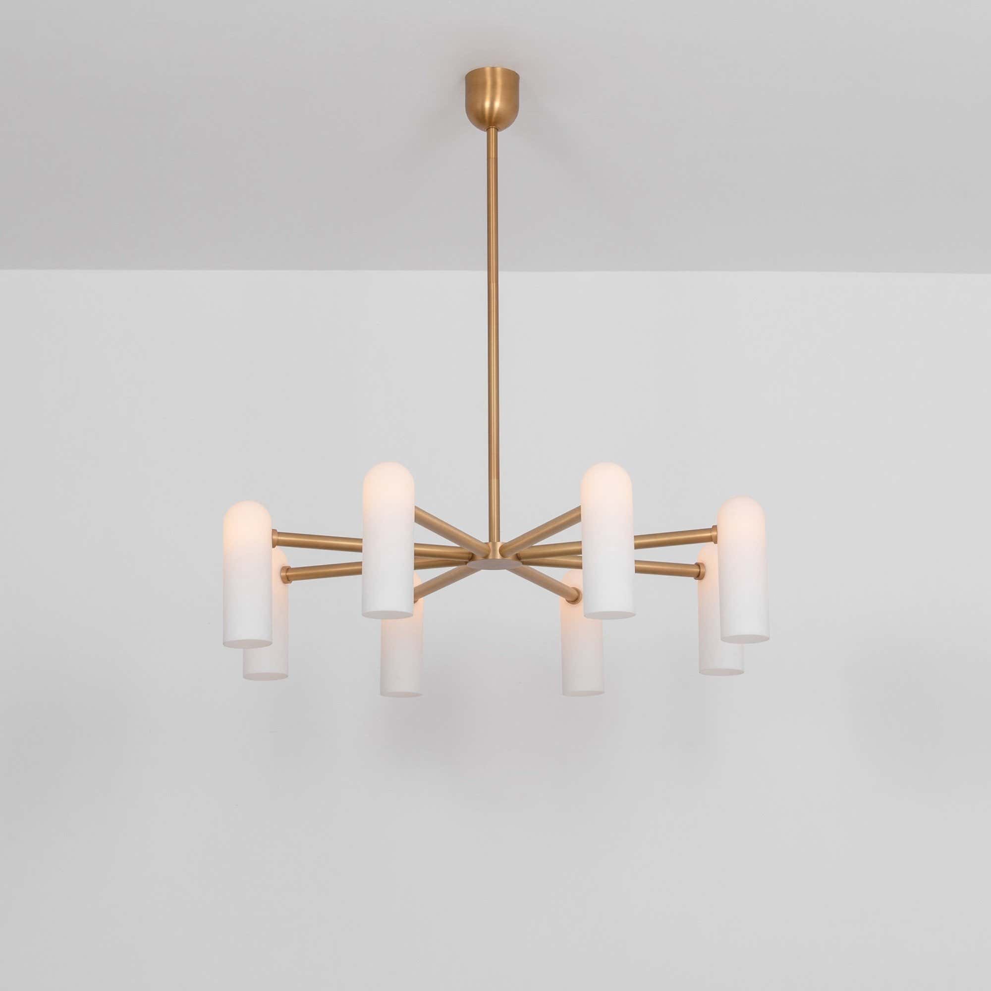 Odyssey Round Modern Brass Chandelier [S/M/L] - Schwung