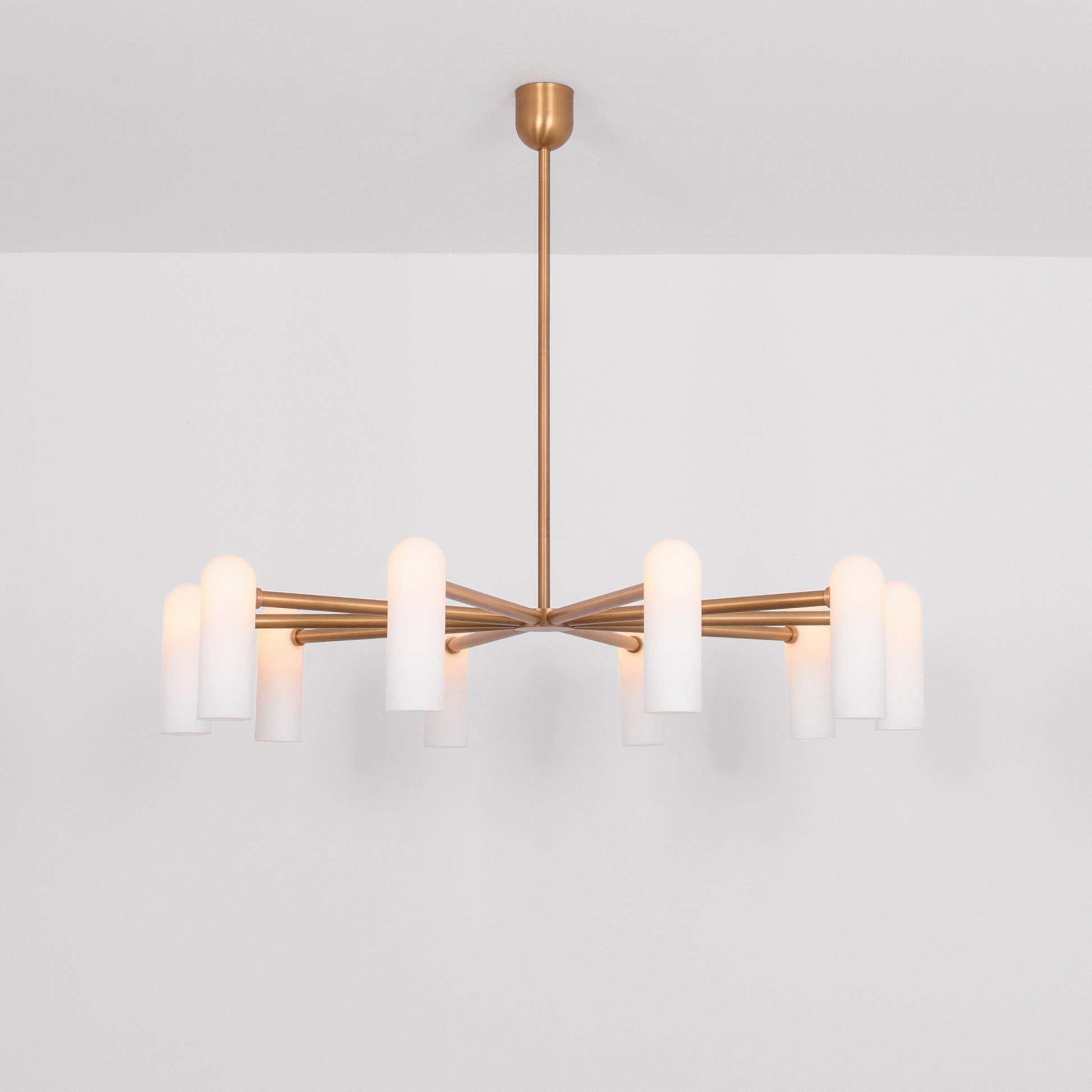 Odyssey Round Modern Brass Chandelier [S/M/L] - Schwung