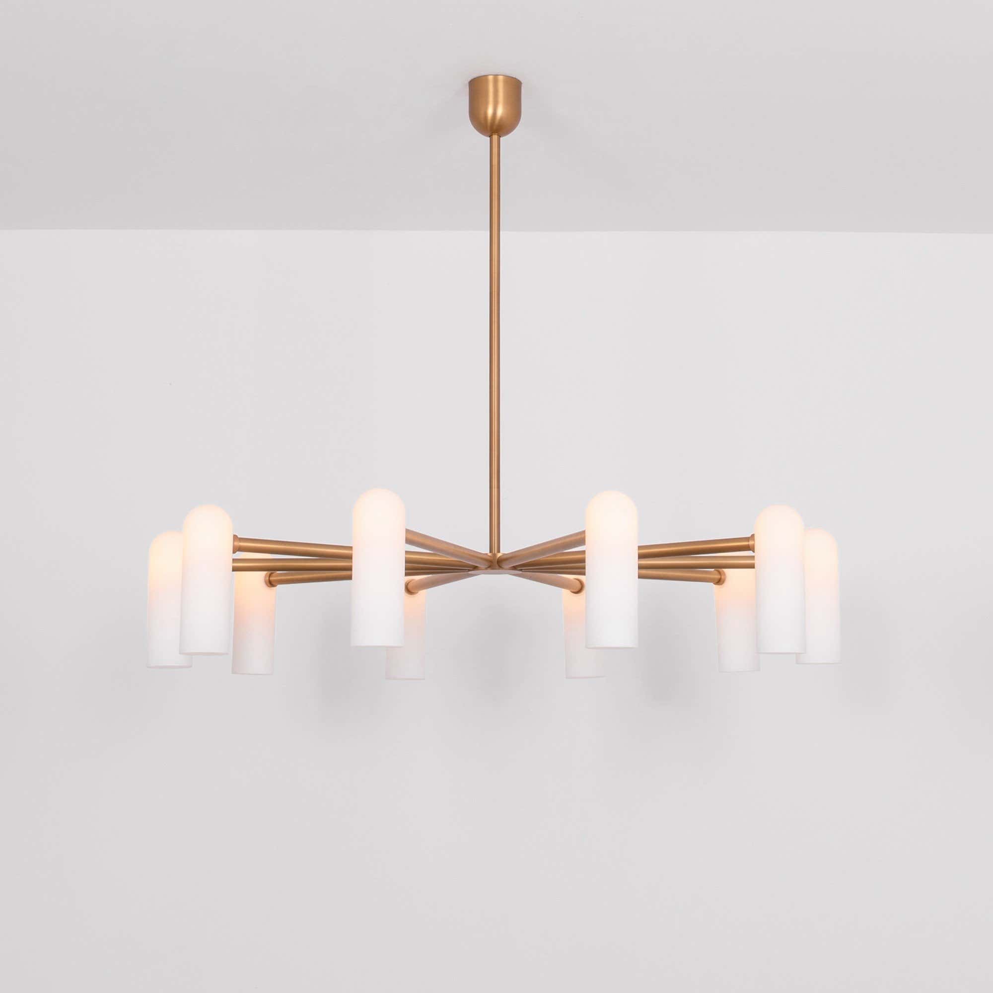 Odyssey Round Modern Brass Chandelier [S/M/L] - Schwung