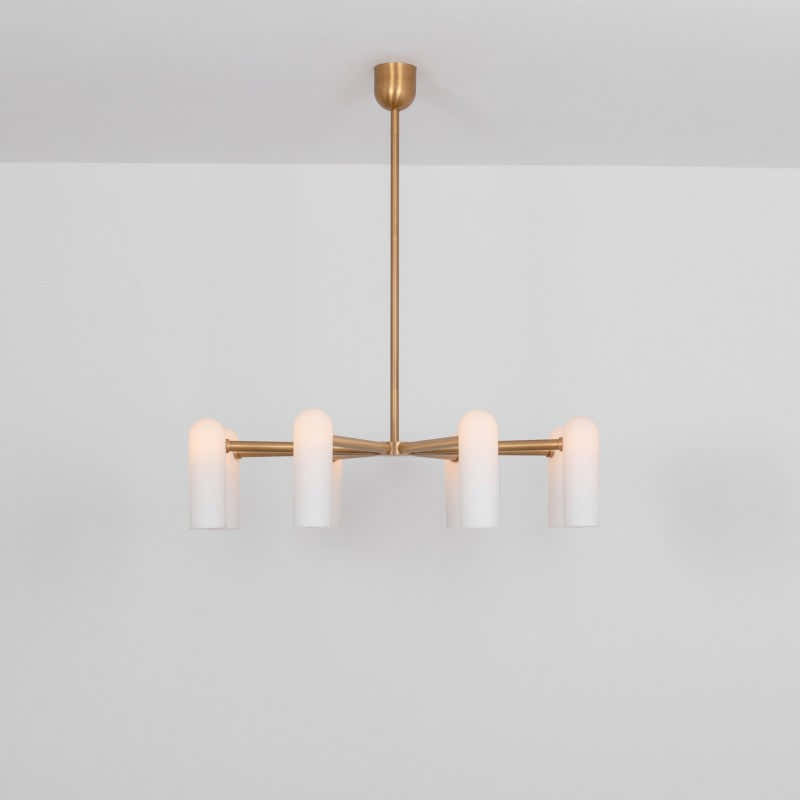 Odyssey Round Modern Brass Chandelier [S/M/L] - Schwung