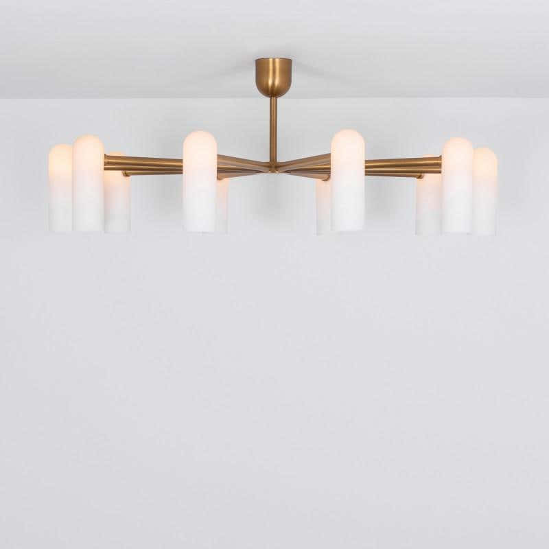 Odyssey Round Modern Brass Chandelier [S/M/L] - Schwung