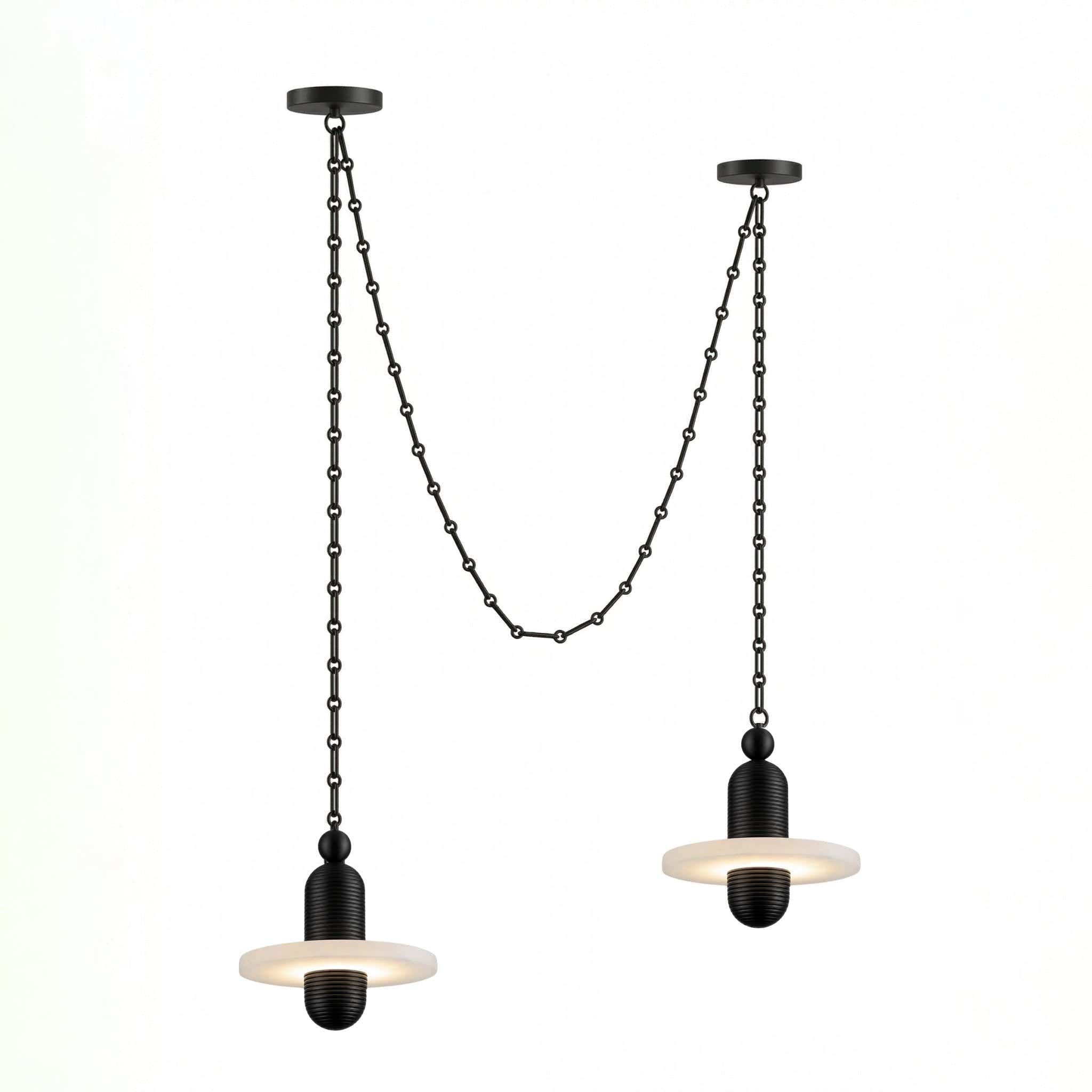 Orbital Drift Chain Chandelier