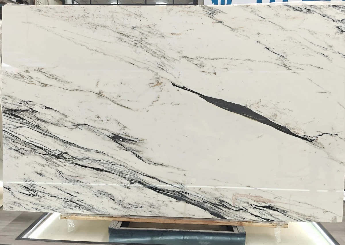 Oriental Calacatta White Marble Slab