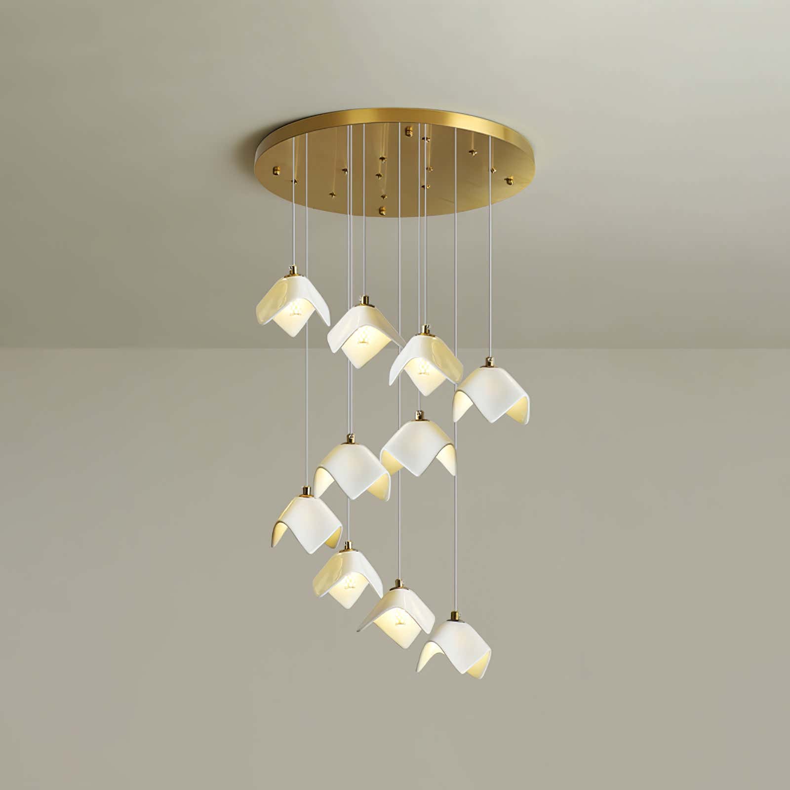 Orlani Cascade Stairs Chandelier